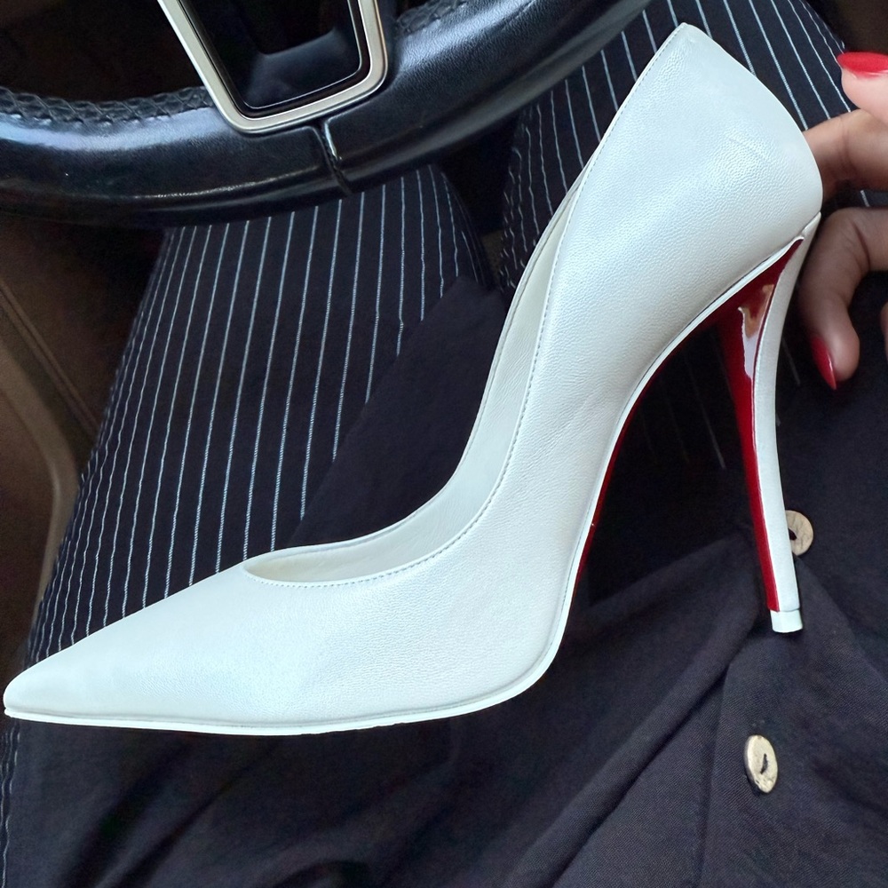 Christian Louboutin White Heels (Zendaya)